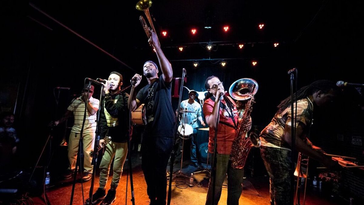 Rebirth Brass Band hero