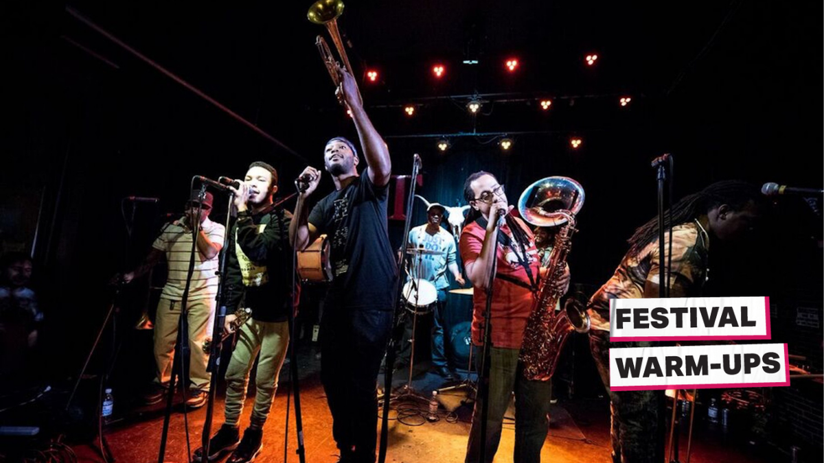 Rebirth Brass Band Festival Warm Up