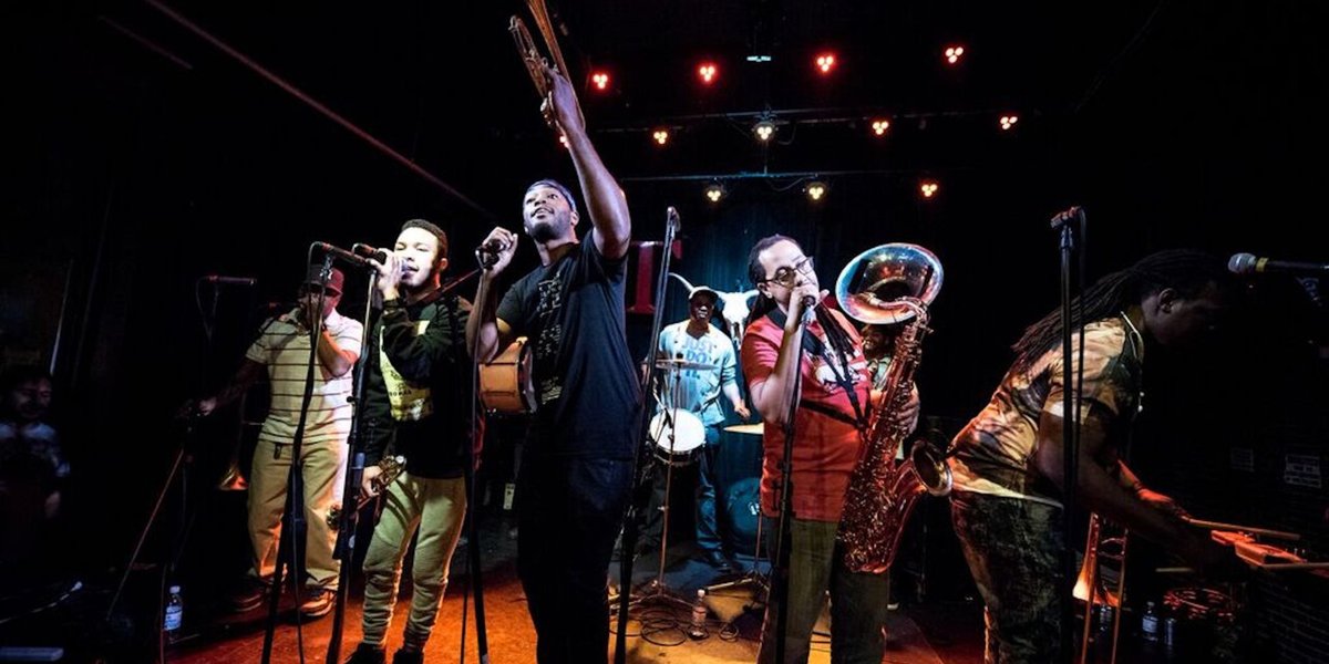Rebirth Brass Band hero