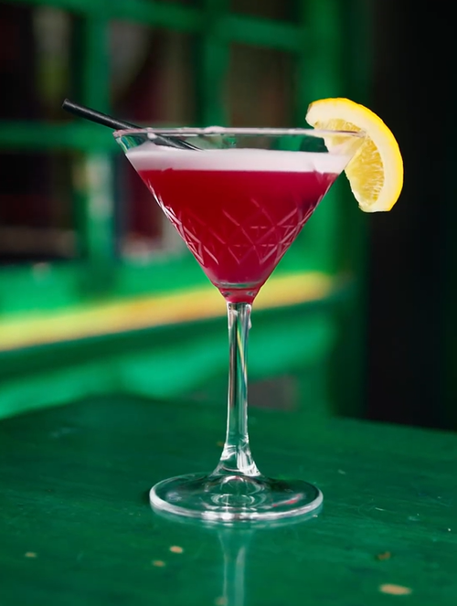 The Clover Club cocktail - El Barrio Notes and Nibbles